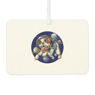 Désodorisant Pour Voiture Chien astronaute, chien spatial