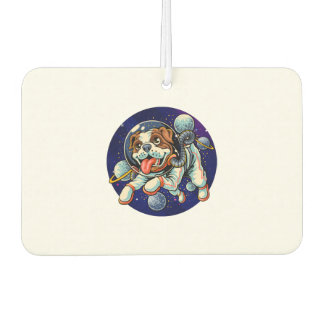 Désodorisant Pour Voiture Chien astronaute, chien spatial