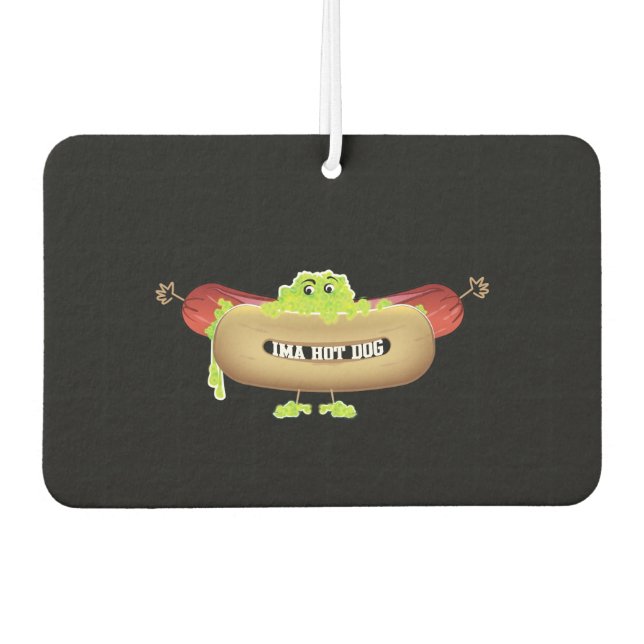 DÉSODORISANT POUR VOITURE CHIEN CHAUD (Devant)