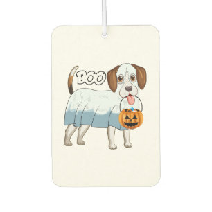 Désodorisant Pour Voiture Chien de Halloween Beagle Fantôme