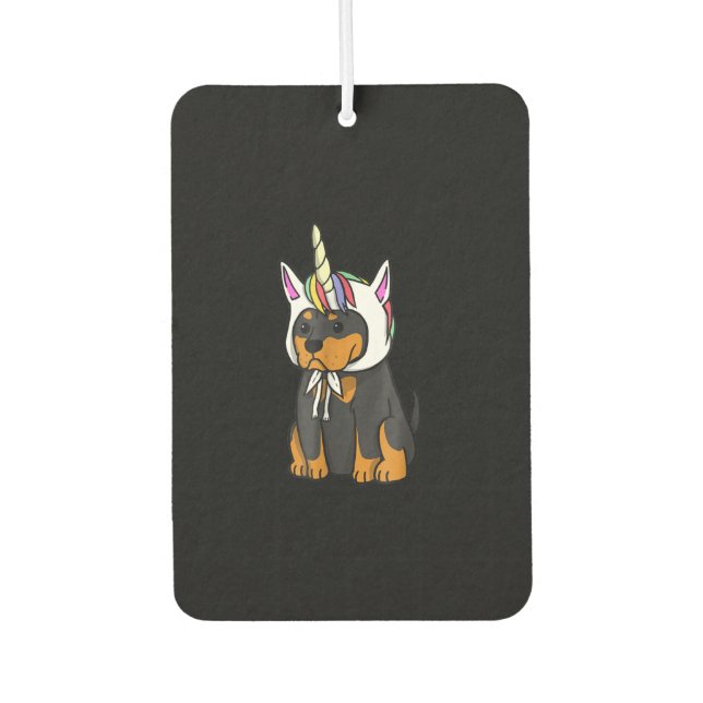 Désodorisant Pour Voiture Chien de l'Unicorne (Devant)