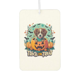 Désodorisant Pour Voiture Chien d'Halloween 1