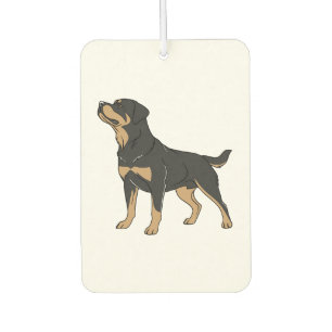 Désodorisant Pour Voiture Chien Rottweiler, Chien Rottweiler Debout