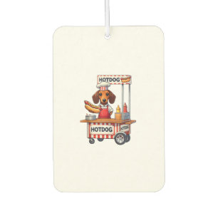 Désodorisant Pour Voiture Chien Teckel Drôle Sandwich Hot Dog Saucisse Weeni