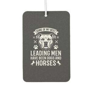 Désodorisant Pour Voiture Chiens et chevaux menant les hommes