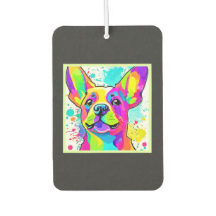Désodorisant Pour Voiture Chiot Bouledogue Français Vibrant Art