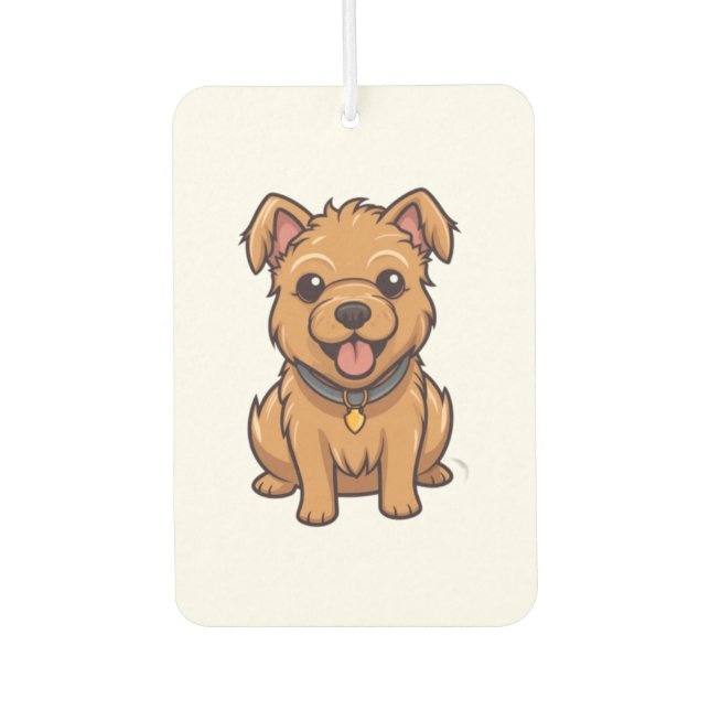 Désodorisant Pour Voiture Chiot de Kawaii Australian Terrier (Devant)