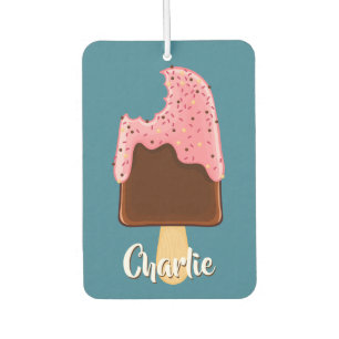 Désodorisant Pour Voiture Chocolat Popsicle nom personnalisé voiture air fra