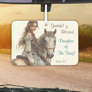 Désodorisant Pour Voiture Christian Princesse sur Horseback Air Freshener
