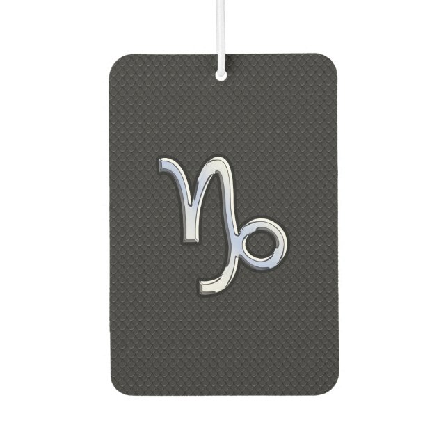 Désodorisant Pour Voiture Chrome moderne comme Capricorne Se connecter style (Devant)