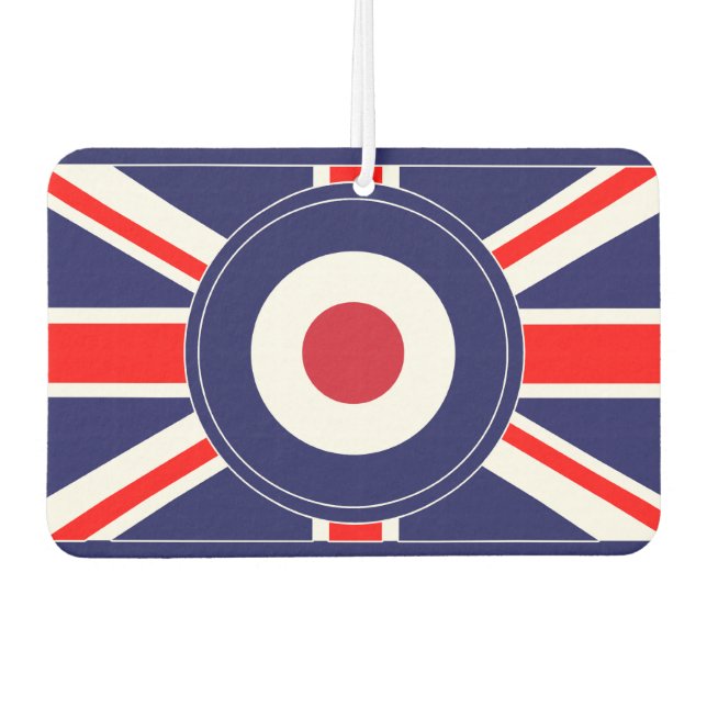 Désodorisant Pour Voiture Cible Union Jack Mods Angleterre (Devant)