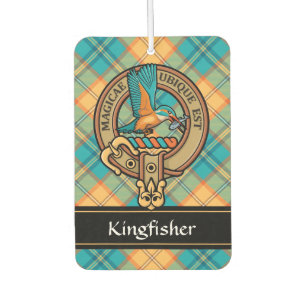 Désodorisant Pour Voiture Cimier Kingfisher sur Tartan Air Freshener