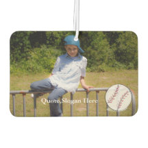 Citation pour enfants Photo Baseball Nom Air Fresh