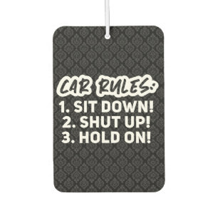 Désodorisant Pour Voiture Citations de fille drôle Voiture noire