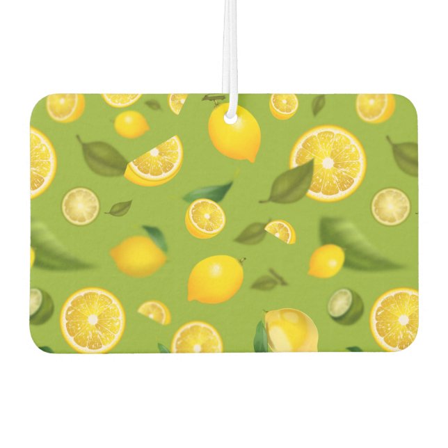 Désodorisant Pour Voiture Citron Variété 8 (Devant)