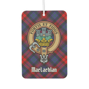 Désodorisant Pour Voiture Clan MacLachlan Crest sur Tartan