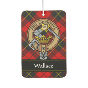 Désodorisant Pour Voiture Clan Wallace Crest sur Tartan