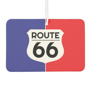 Désodorisant Pour Voiture Classic Route 66 logo de l'autoroute panneau voitu
