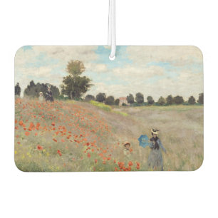 Désodorisant Pour Voiture Claude Monet - Champ de coquelicots