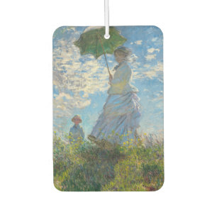 Désodorisant Pour Voiture Claude Monet - La Promenade, Femme à l'Ombrelle