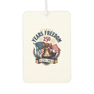 Désodorisant Pour Voiture Cloche de la Liberté Vintage Patriotique 250 Ans d