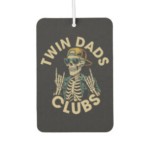 Désodorisant Pour Voiture Club des papas jumeaux squelettes