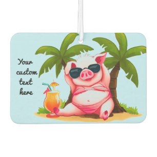 Désodorisant Pour Voiture Cochon Bikini