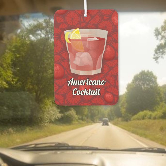 Désodorisant Pour Voiture Cocktail Americano (Créateur téléchargé)