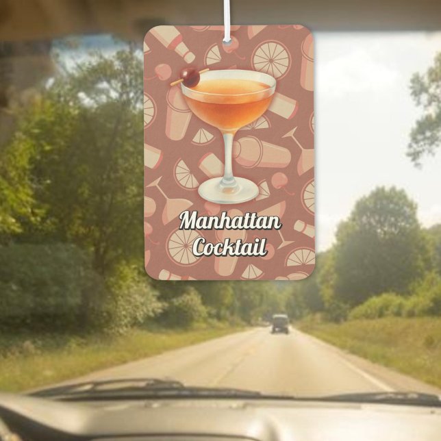 Désodorisant Pour Voiture Cocktail Manhattan (Créateur téléchargé)