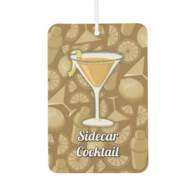 Désodorisant Pour Voiture Cocktail Sidecar (Devant)