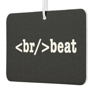 Désodorisant Pour Voiture code HTML breakbeat