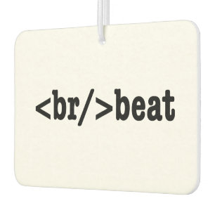 Désodorisant Pour Voiture code HTML breakbeat