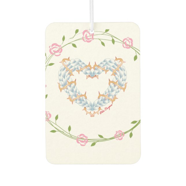 DÉSODORISANT POUR VOITURE COEUR DES THORNES, (Devant)