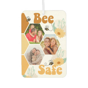 Désodorisant Pour Voiture Collage en nid d'abeille photo Bee Safe 3