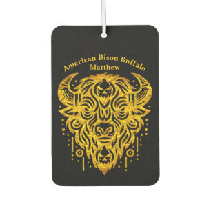 Désodorisant Pour Voiture Conception complexe de bisons avec éléments tribau