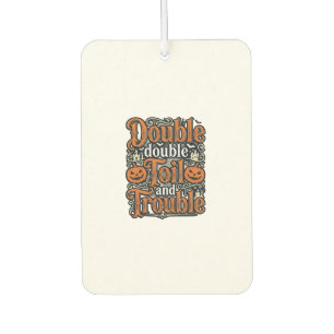 Désodorisant Pour Voiture Conception de chemise Halloween Vintage Double Toi