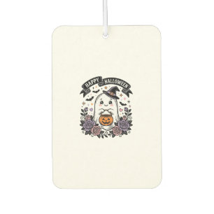 Désodorisant Pour Voiture Conception de chemise vintage Citrouille Fantôme H