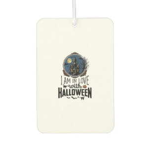Désodorisant Pour Voiture Conception de chemise vintage I Am In Love With Ha