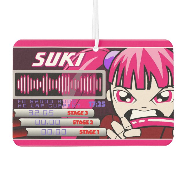 DÉSODORISANT POUR VOITURE CONCEPTION DE COMPTEUR DE GENOUX SUKI (Devant)