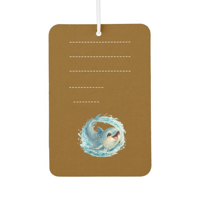 Désodorisant Pour Voiture Conception de conservation de l'océan de baleine l (Devant)