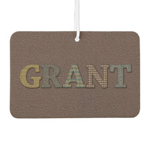 Désodorisant Pour Voiture Conception de cuir de tweed de Grant Oxford