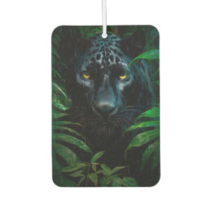 Désodorisant Pour Voiture Conception de faune de jungle de panthère noire my