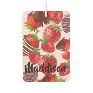 Désodorisant Pour Voiture Conception de fraise personnalisée Air Freshener