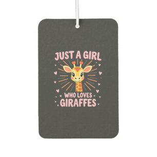 Désodorisant Pour Voiture Conception de girafe drôle pour femmes filles safa