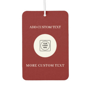 Désodorisant Pour Voiture Conception de marque commerciale avec texte de log