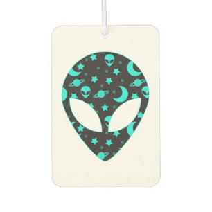Désodorisant Pour Voiture Conception de motif spatial à tête d'alien