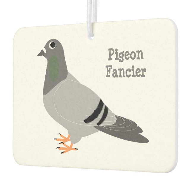 Désodorisant Pour Voiture Conception de pigeon personnalisée (Gauche)