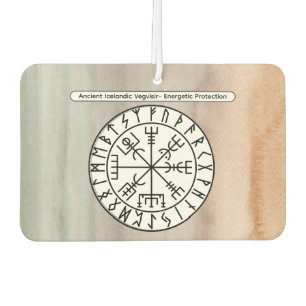 Désodorisant Pour Voiture Conception de symbole de compas viking Vegvisir