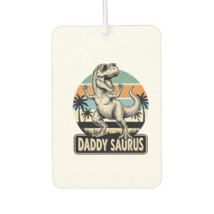 Désodorisant Pour Voiture Conception de t-shirt de dinosaure rétro Papa Saur