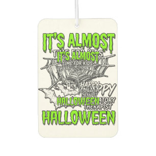 Désodorisant Pour Voiture Conception de toile d'araignée d'Halloween pour th